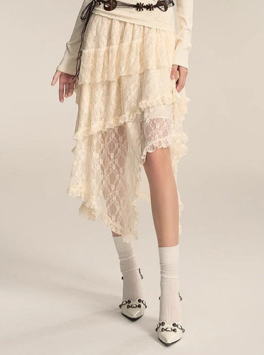 Irregular Design Long Skirt