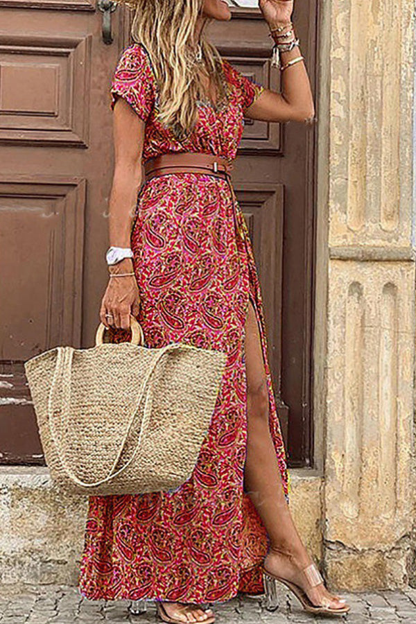 Style Sleeveless Print Maxi Dress