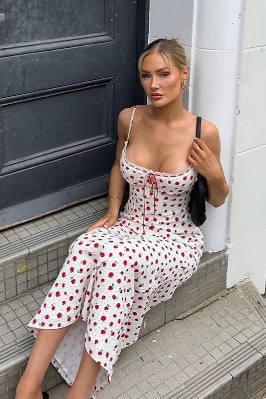 Spaghetti Strap Slim Fit Maxi Dress
