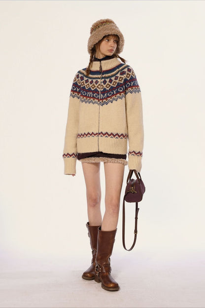 Fair Isle Knit Sweater
