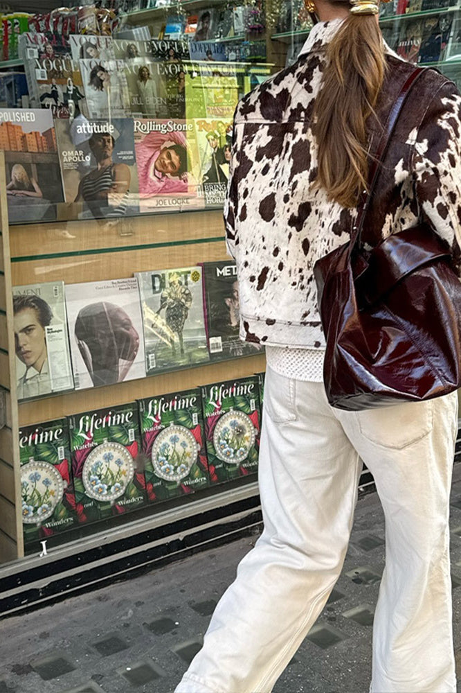 Printed Overshirt Coat