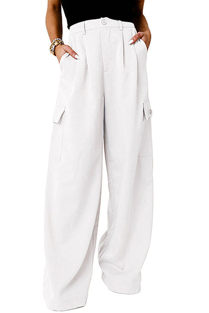 Color Loose High Waist All-match Overalls