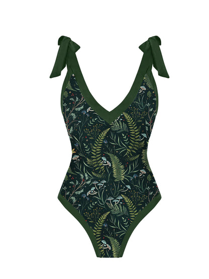 Wonderland Forest Printed One Piece and Skirt