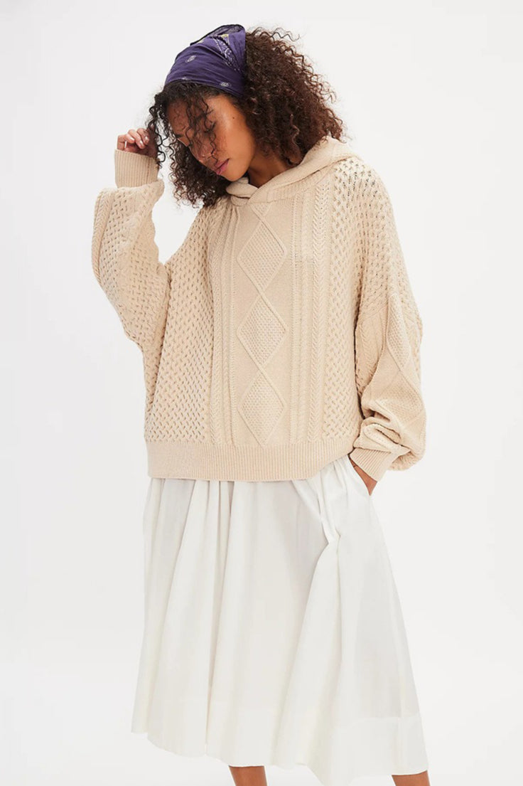 Hooded Knit Sweater