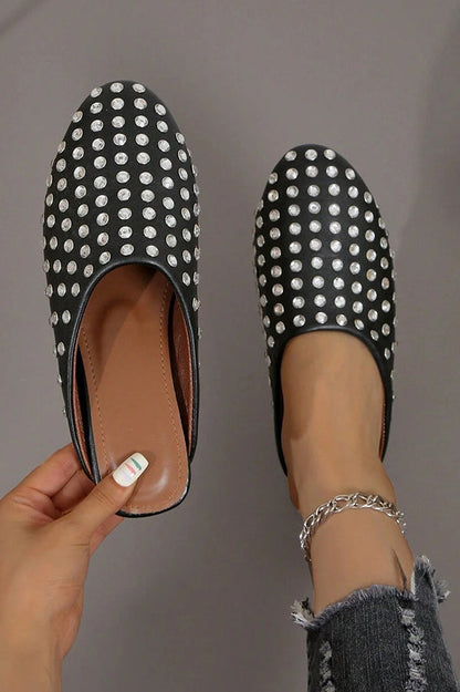 Full Diamond Round Toe Mary Jane Dance Shoes