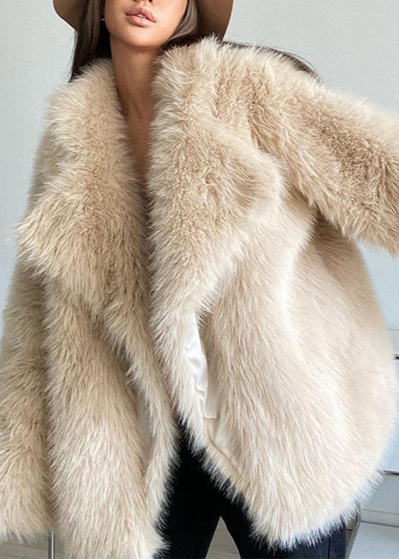 Luxefox Suit Collar Fur Coat
