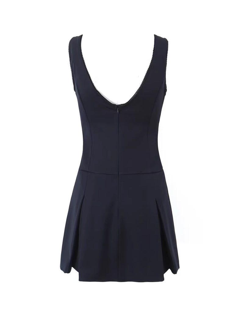 Samyah V-neck Mini Dress