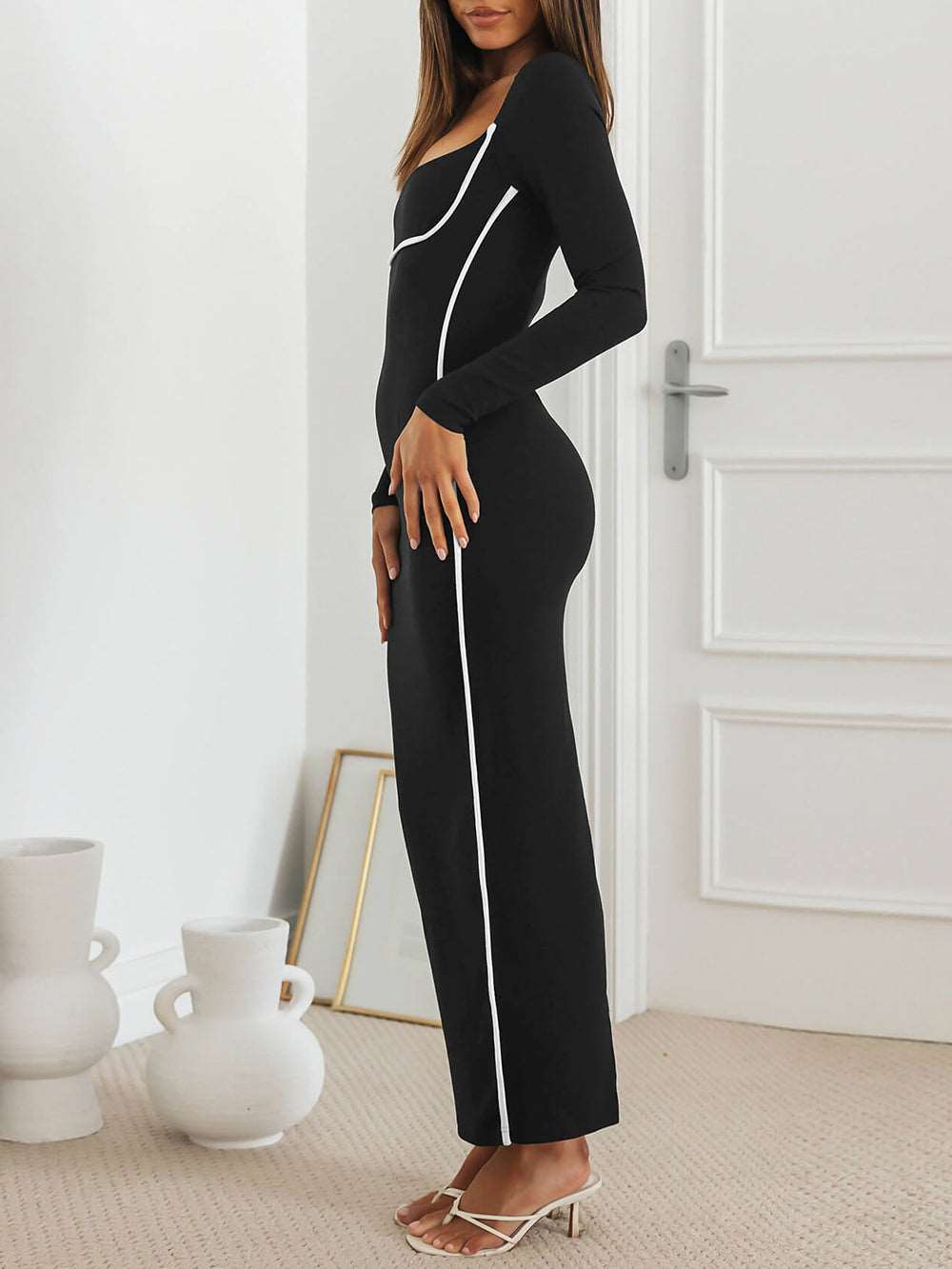 A-list Glam Maxi Dress