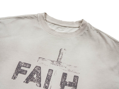 Faith Cross White T-shirt