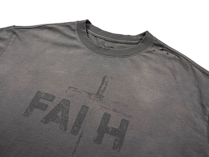 Faith Cross Grey T-shirt