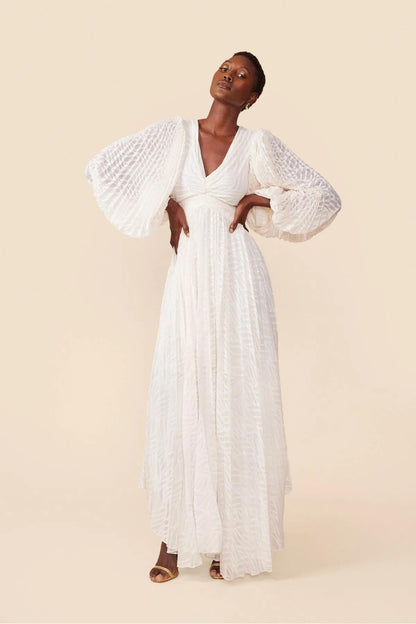 Allegory Elsa Cream Maxi Dress