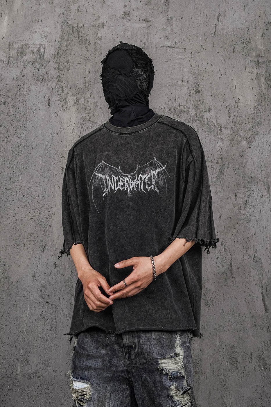 Raw Edge Gothic Washed T-shirt