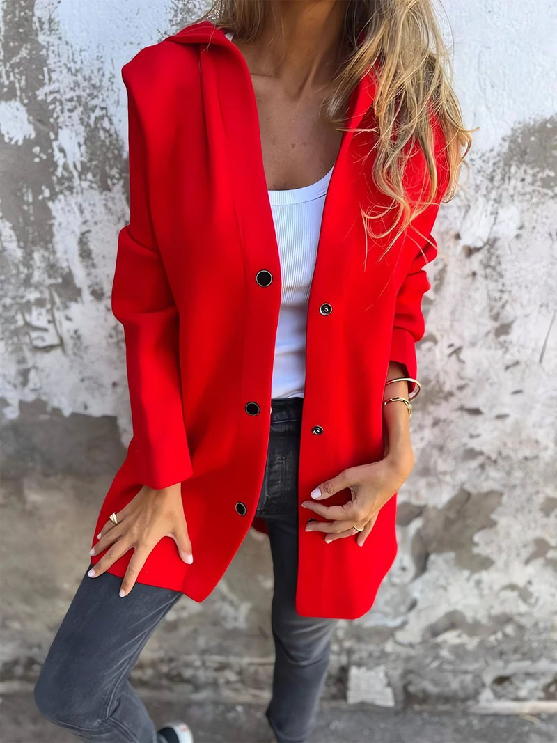 Color Single Breasted Coat