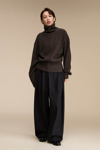 High-waisted Wide-leg Palazzo Pants