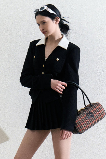 Military Style Black Suit Set Up