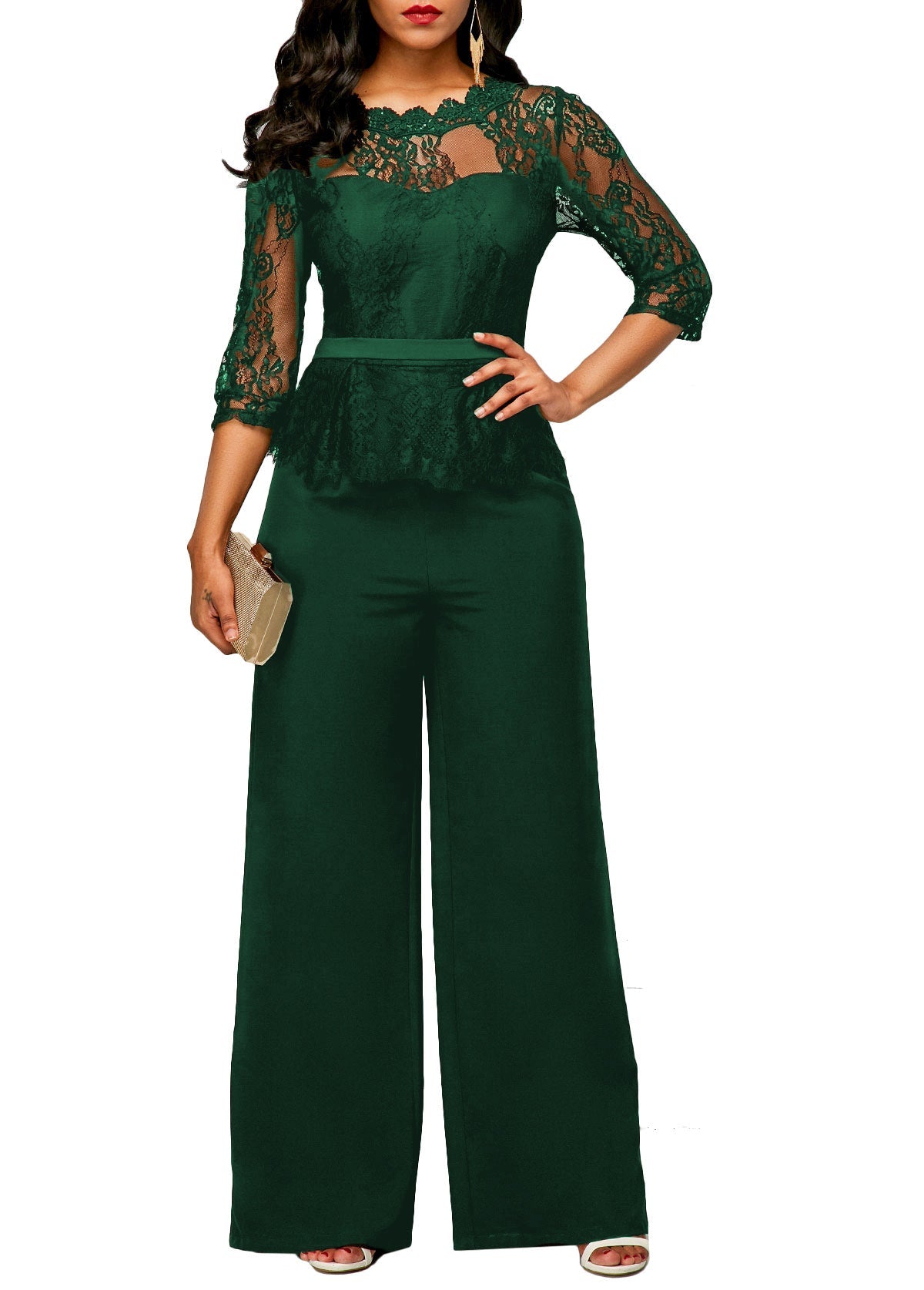 Summer Clothing Dunhuang Lace Jumpsuit
