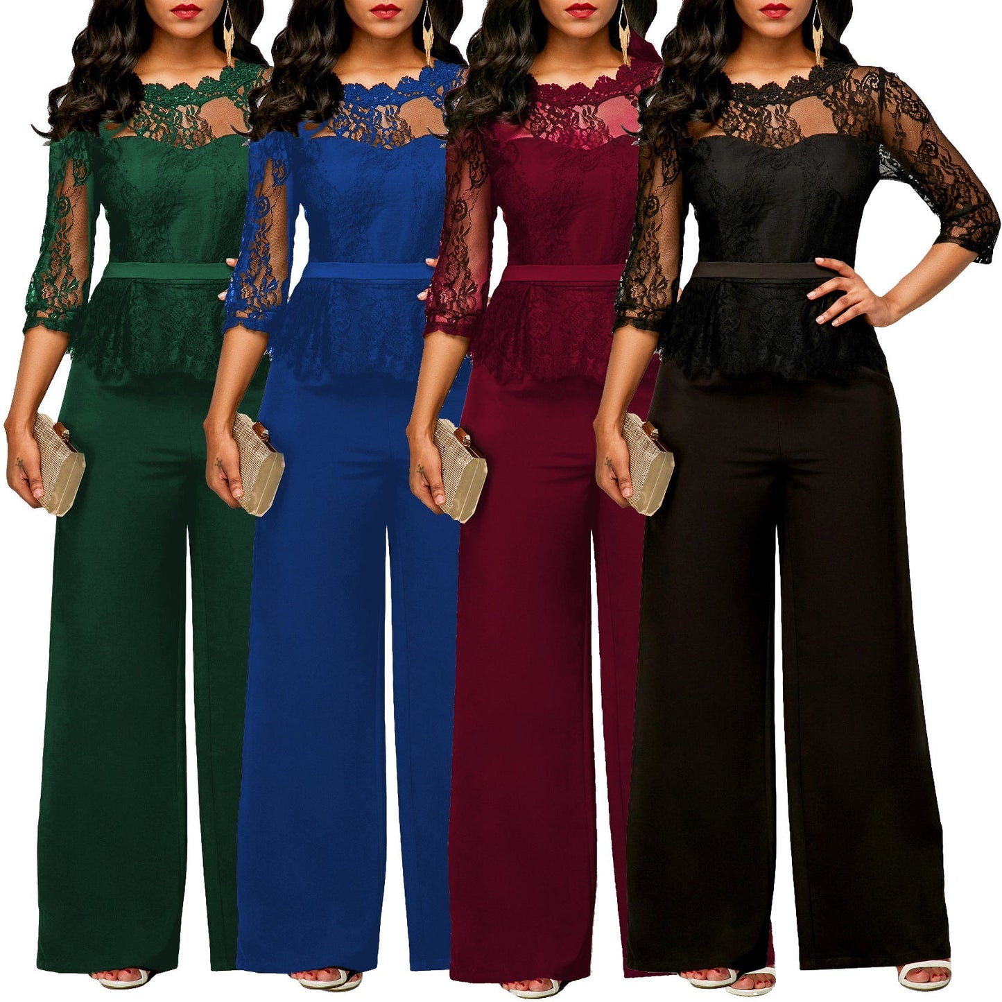 Summer Clothing Dunhuang Lace Jumpsuit