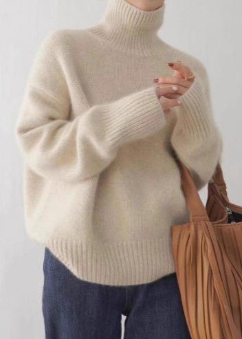 Cozy Grey Turtleneck Sweater - Comfort