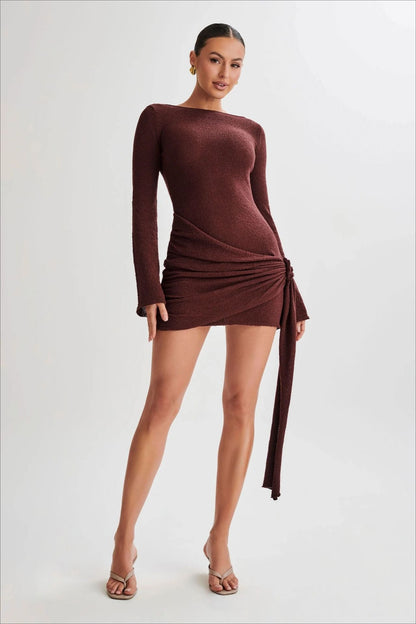 High-end Knit Mini Dress