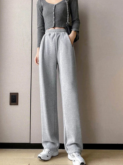Blue Sweatpants for Summer Baggy Pants High Waist Jogger Wide Leg Trousers Spring ’s Sports Pants Summer Sweatpants