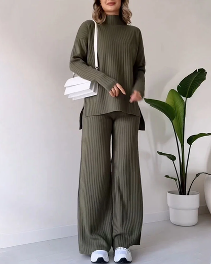Slit Two-piece Set