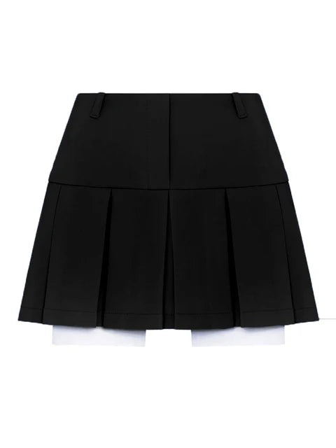 Blazer and Skirt Sets for Two Piece Set Outfits Gray Cropped Coat Blazer Femme 2-piece Sets New