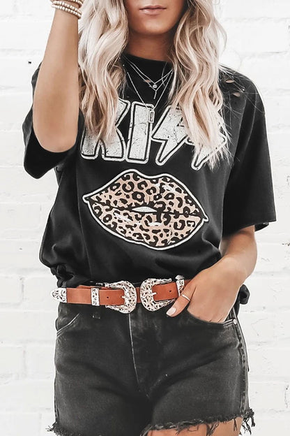 Print Grey T-shirt