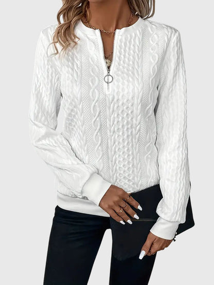 Nora™ | Sweater With Zipper