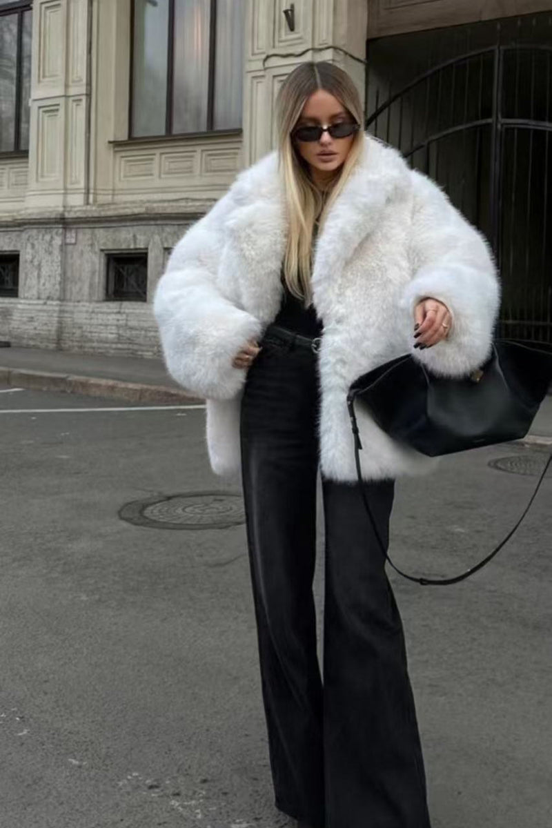 Eco Faux Fur Coat