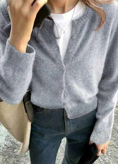Soft Knit Color Cardigan