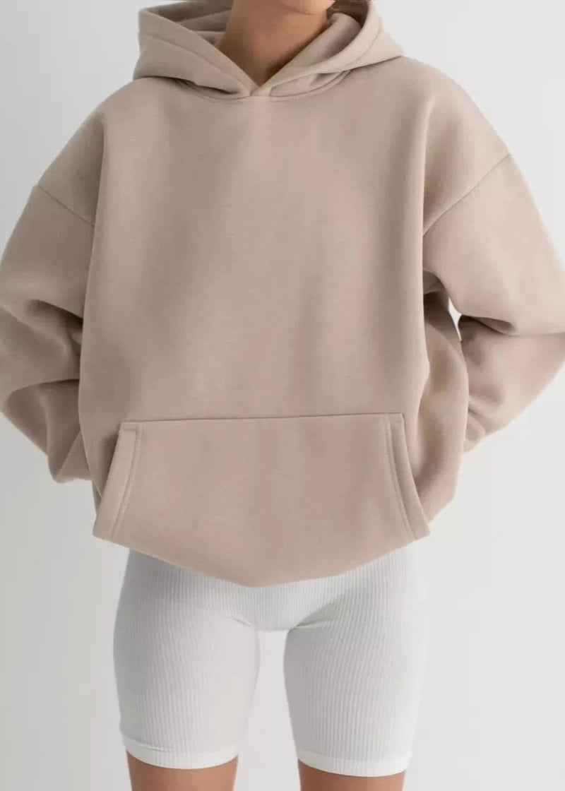 Cozy Long-sleeved Hooded Sweatshirt