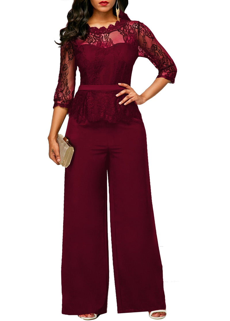 Summer Clothing Dunhuang Lace Jumpsuit