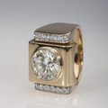 Golden Bright Seal Ring