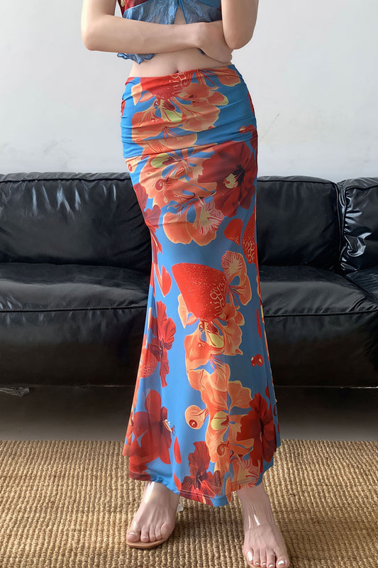 Holiday Slim Low Waist Hip Skirt