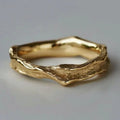 Forged Gold Ring
