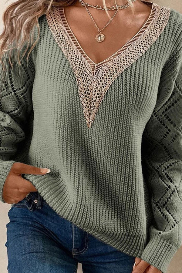 Loose Pullover Knitted Sweater