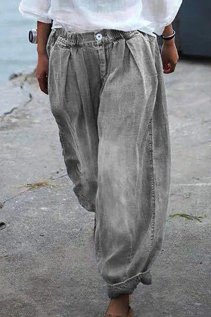 Printed Oversized Harem Pants