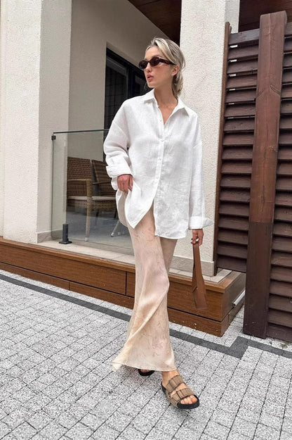 Long Sleeve Shirt Blouse