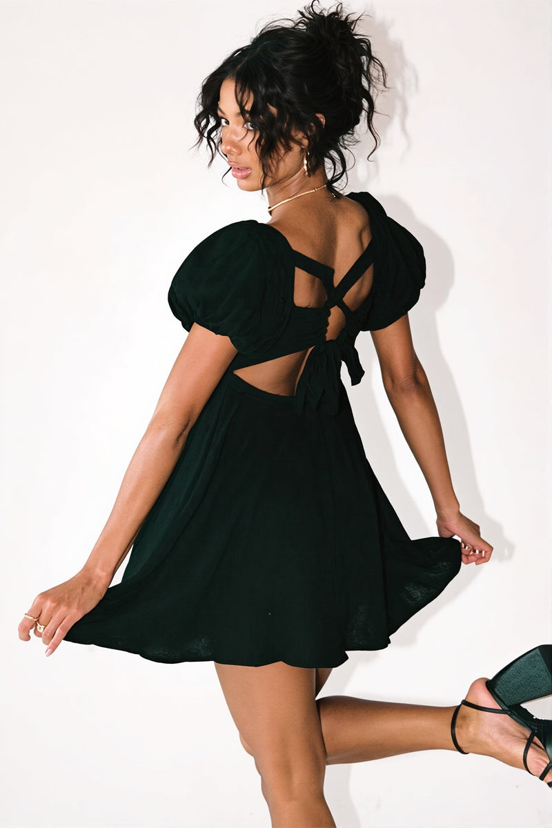Backless Mini Dress