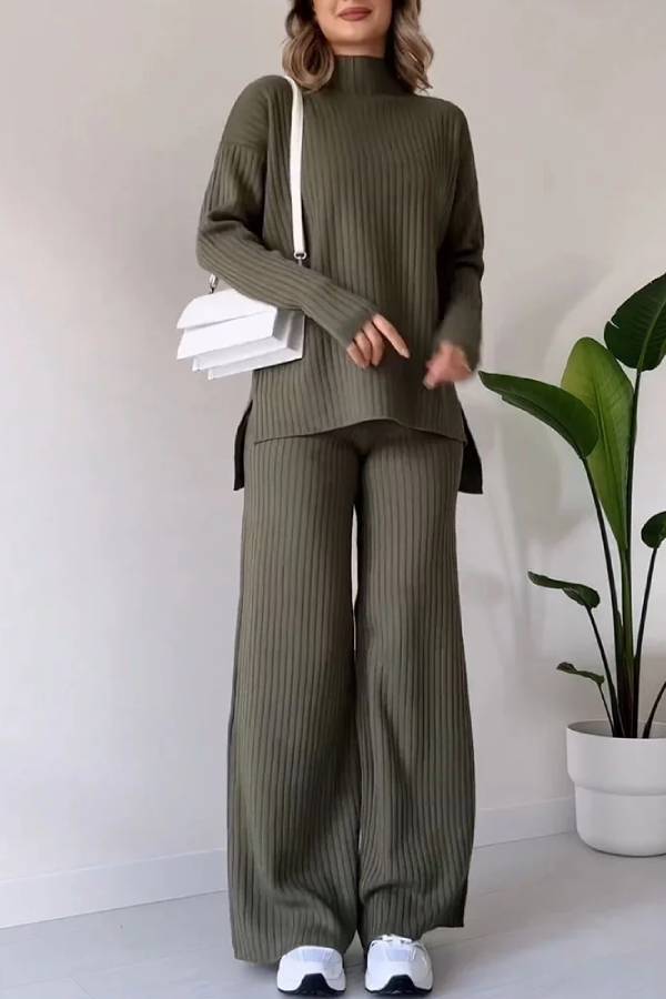 Slit Two-piece Set