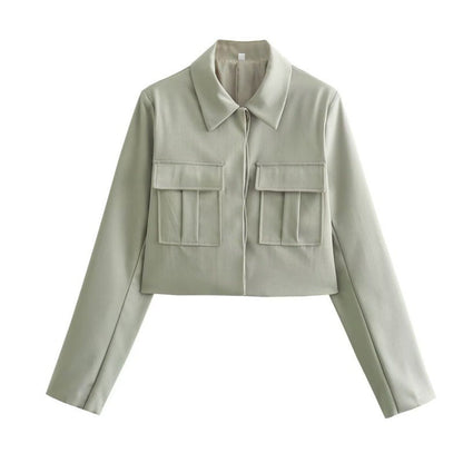 Temperament Coat and Straight Pants Suit