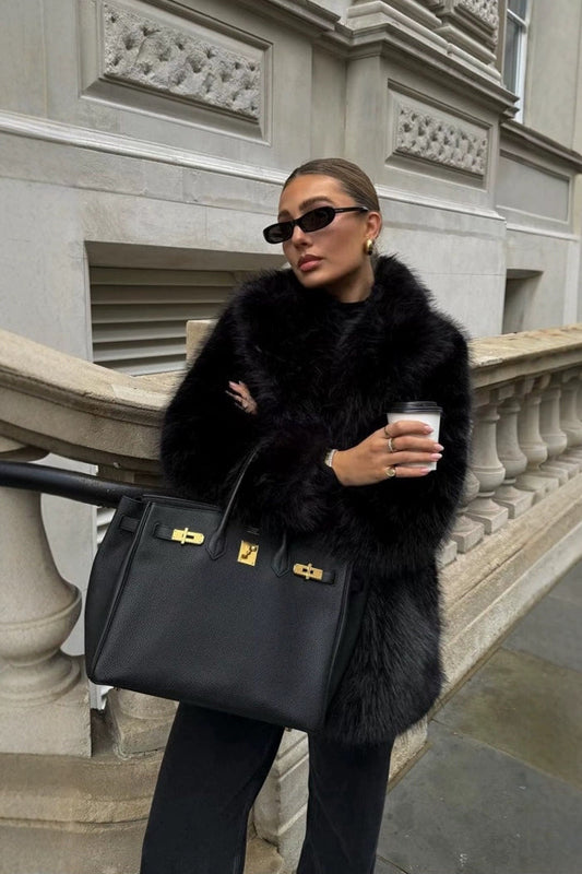 Eco Faux Fur Coat