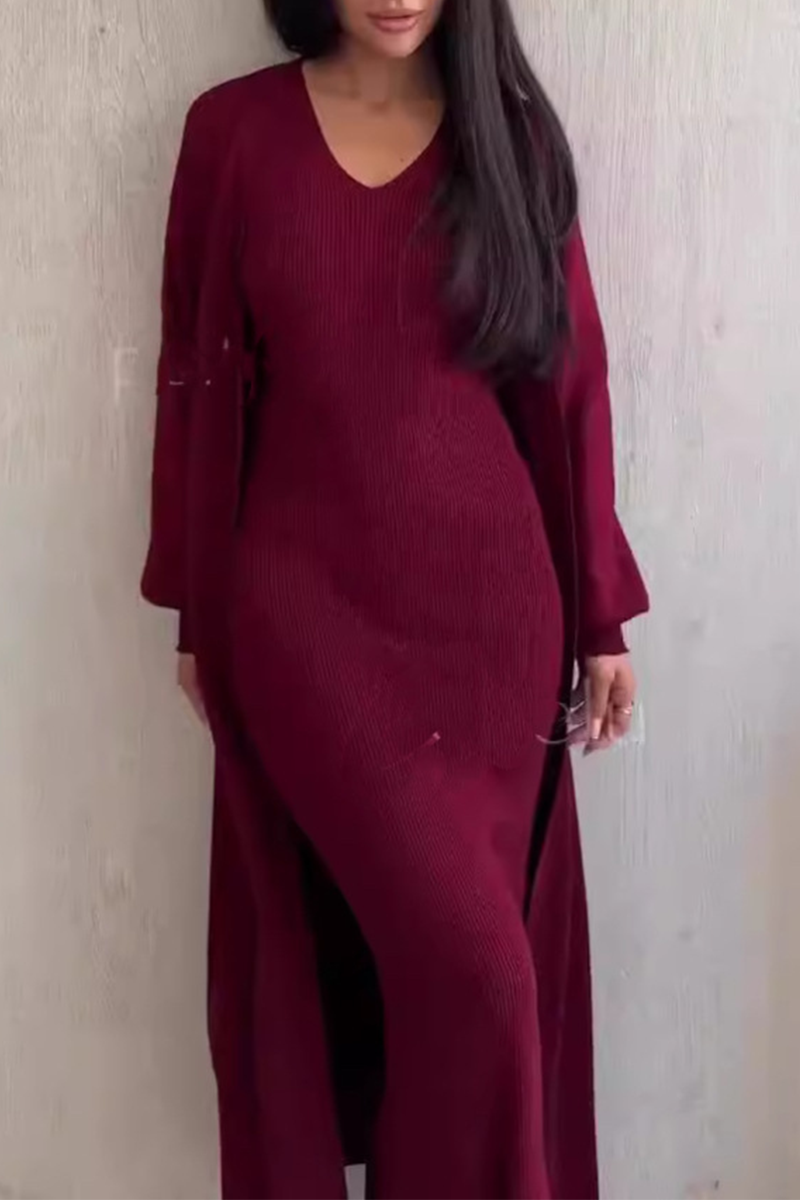 Milena – O-neck Long Sleeve Two-piece Set