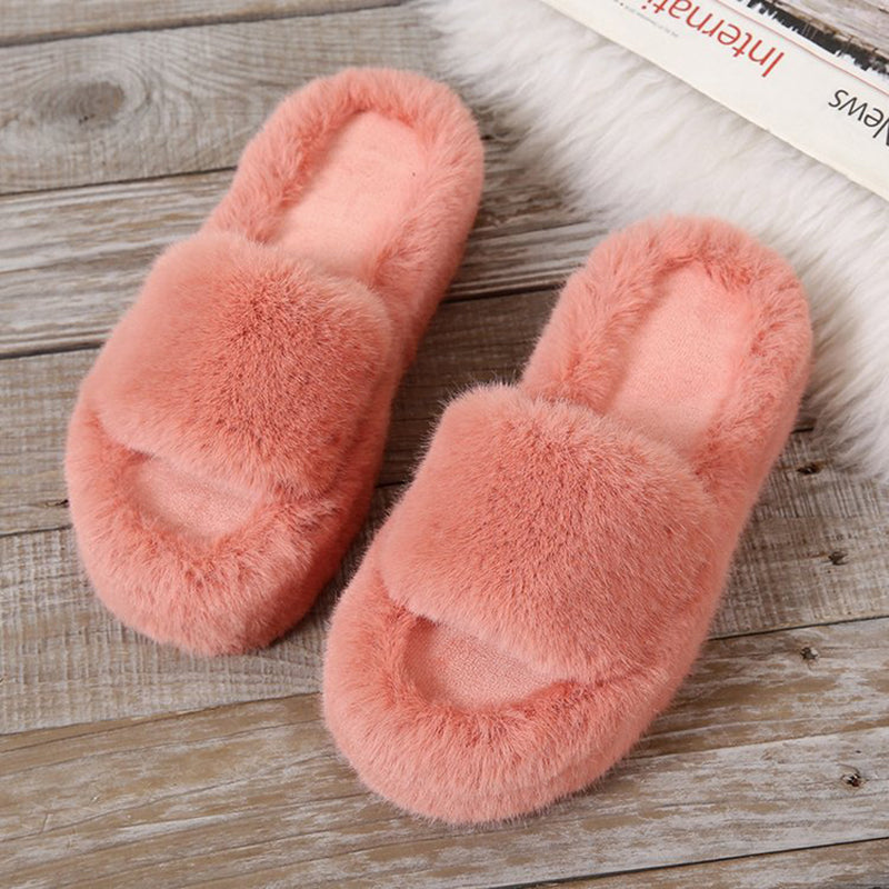 Thick Sole Juwai Plush Slippers