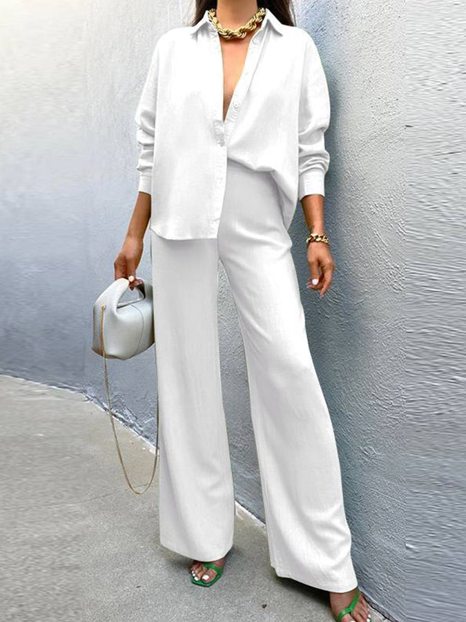 Long Sleeves Shirt and Pants Sets