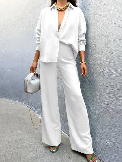 Long Sleeves Shirt and Pants Sets
