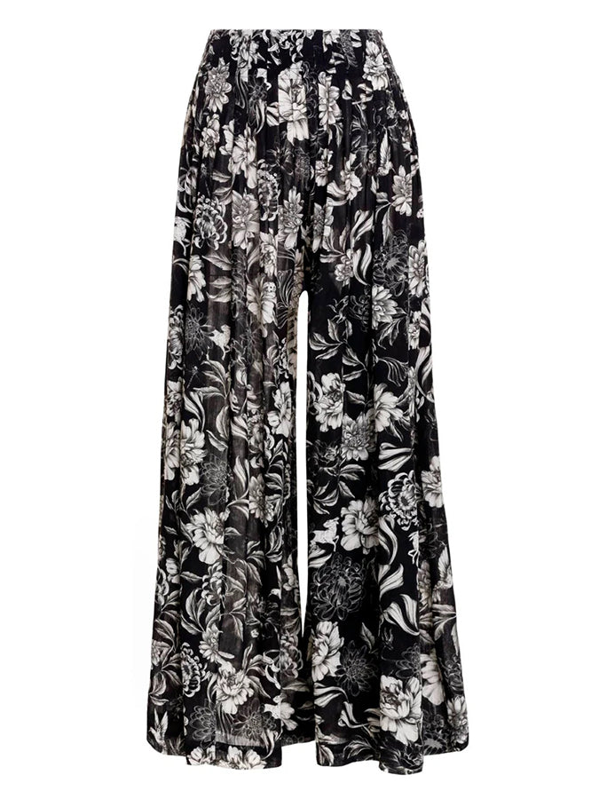 Printed One Piece Swimsuit and Sarong or Printed Pants