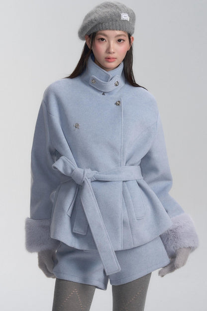 Winter Frost Coat and Short Set-up