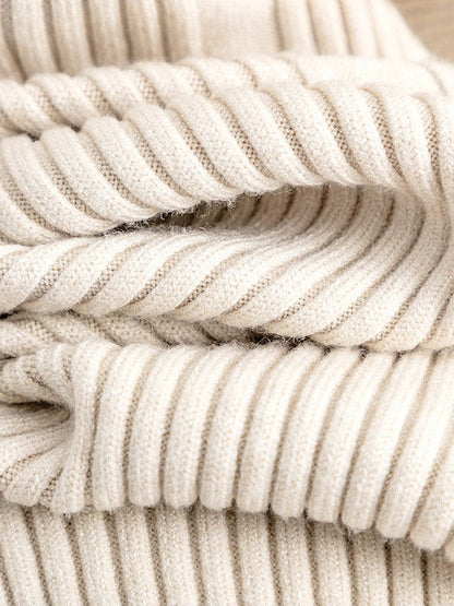 Wide Leg Knitted Stripe Pants