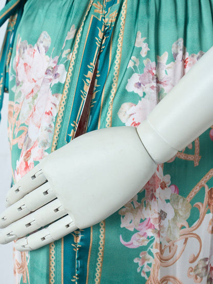 Print Shirt and Pant Coord Set